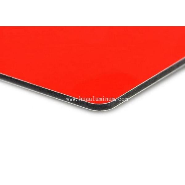 Quality Weather Resistant 1250mm PVDF Aluminium Composite Panel Flat Surface wholesale