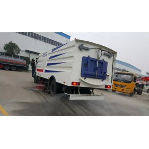 Dongfeng 4X2 6m3 6cbm runway sweeper truck road sweeper truck with brushes foton