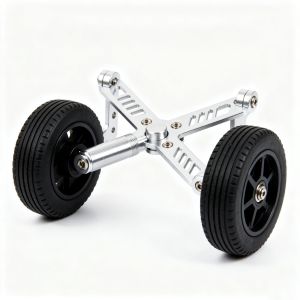 Cheap Obstacle Crossing Auxiliary Wheel Bracket High Strength CNC Machining China Custom for Special Robot for sale