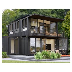 Bending Steel Plate and Rock Wool Sandwich Panel Perfect Combination for Folding Container House