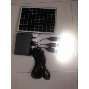 Portable Solar Powered Led Kit Solar Lighting Kit Camping Customized Size