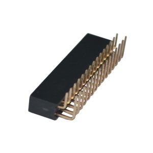 Right Angle Female Header Connector 30 Pin Fire Resistance For Electronics