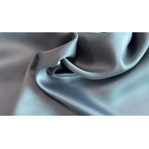ocean recycle 50D matt satin polyester print fabric for wedding dress