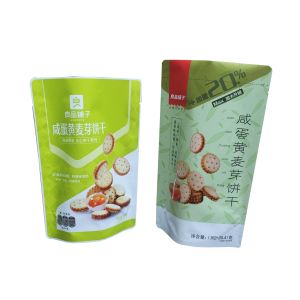 Custom Logo Compostable Stand Up Pouch For Snack Food Spice Nut Packaging With