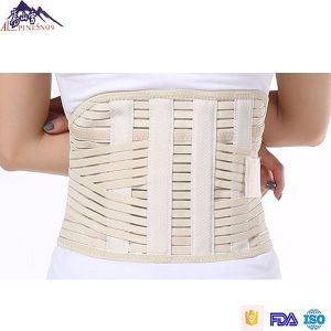 Double Pull Breathable Waist Back Support Belt , Back Braces For Lower Back Pain