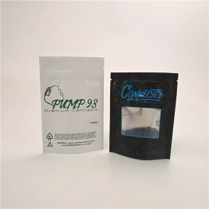 Sample free customized child proof CBD bags runtz jungle cookies medicine pouch