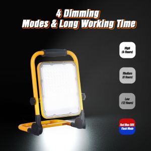 High-Brightness Portable LED Work Light Aluminum Alloy Body IP65 Waterproof For