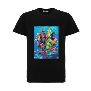 Cheap Custom Design 100% Cotton T - Shirt With 3D Lenticular Flip Effect Artwork for sale