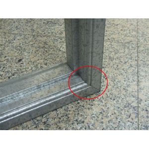 PLC Control Steel Door Frame Roll Forming Machine 16mm Wall Plate THK