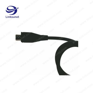 Black Length Customized Soldering USB Cable Wiring Harness Full Automatic