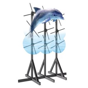 Cheap Splice Function 1800 Brightness LED Fan 3D Hologram Projector for Wall Display for sale