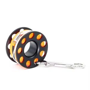 30M Diving Reel Lightweight Scuba Finger Reel Aluminum Alloy For Underwater