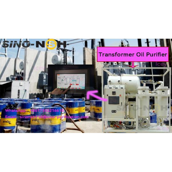 Quality 3000L/H PLC Fully Automatic Control And Operating System Vacuum Oil Purifier wholesale