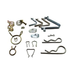 Custom Made Steel Nature Color Fourslide Stamping Multi Slide Flat Spring Metal