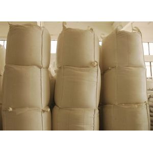 White PP Box Bags for Ore / Durable Woven Polypropylene FIBC Big Jumbo Bag