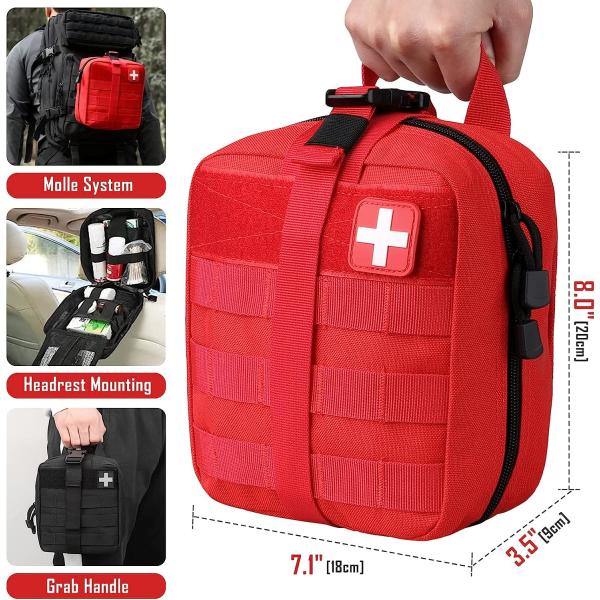 Quality Tactical MOLLE Rip-Away EMT Medical First Aid IFAK Lifesaving Pouch,Outdoor Medical Package,Mountaineering/Climbing Resc wholesale