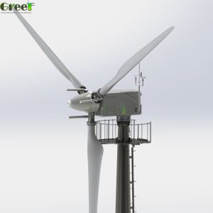 30kw Rooftop Grid Tie Inverter Pitch Control Wind Turbine For Home Electricity