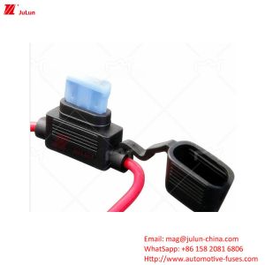 Waterproof Fire Retardant Automotive Fuse Holder For Line Harness Assembly