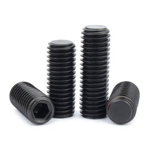 Grade4.8/8.8/10.9/12.9din913/din914/din915/din916 Black Oxidized Flat End