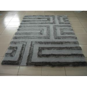 Cheap Structured Maze Design Polyester Shaggy Carpet Super Soft Area Rug for sale