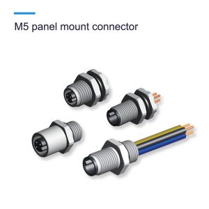 M5 M16 M8 M12 Waterproof Wire Connector 4 Pin Cable Circular Electrical For