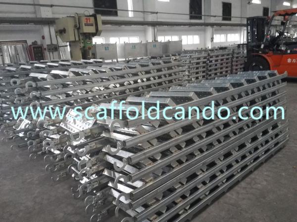 Quality Good performance 1829*1725*2515mm 43.5mm hooks scaffolding steel 8 steps ladder, scaffolding galvanized stair case wholesale