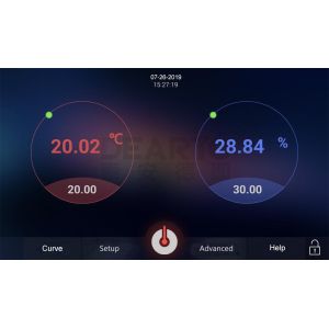 White Thermometer and Hygrometer Calibration Climate Standard Cabinet for OBM