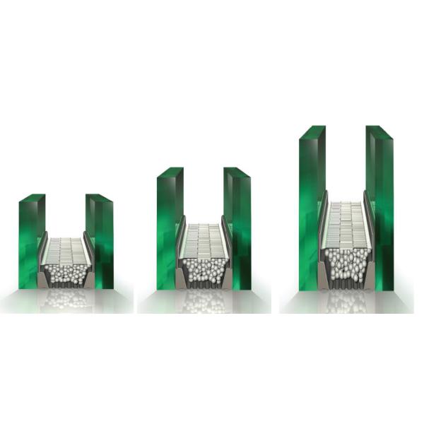 ABM Double glass aluminum spacer bar with customizable size and thickness