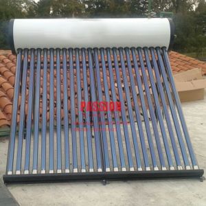 Non Pressurized Thermal Solar Water Heater With Galvanized Steel Tank And Copper