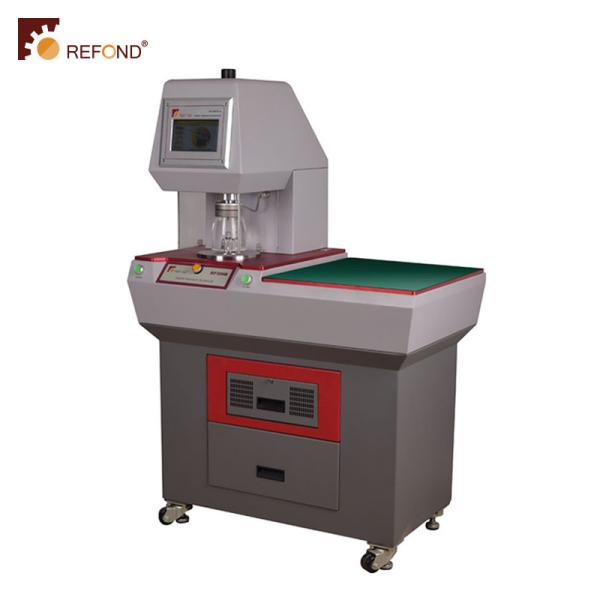 Touchscreen Hydraulic Bursting Strength Apparatus , Floor Type Testing