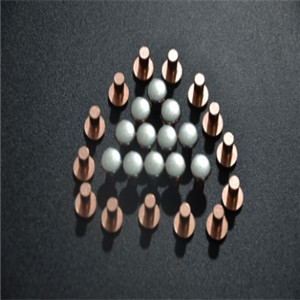 Flat Head Electrical Silver Contact Rivets For Wall Socket