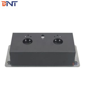Office multimedia built in desk power data table socket box