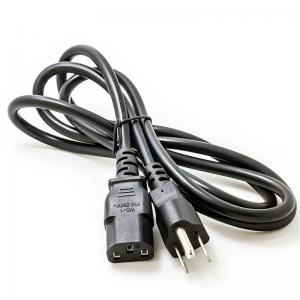 Cheap US Plug 1m Computer Monitor Power Cord 250V AC power outlets for sale