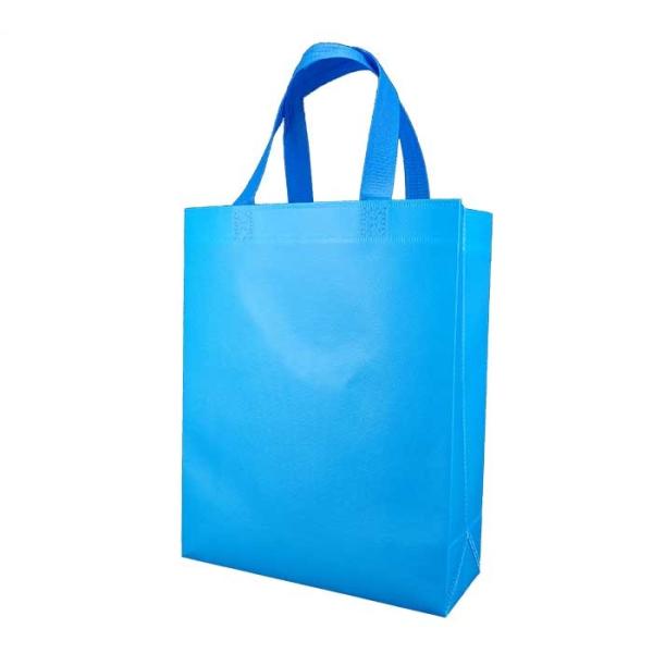 Quality Tote Reusable Promotional Non Woven Shopping Bags 85gsm Folding Laminated wholesale