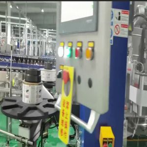 Automatic Hot Melt Glue Labeler with No Bottle No Label Feeding and No Bottle No