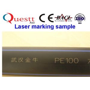 Easy Moving Laser Wire Marking Machine , 3W White Plastic Engraving Machine