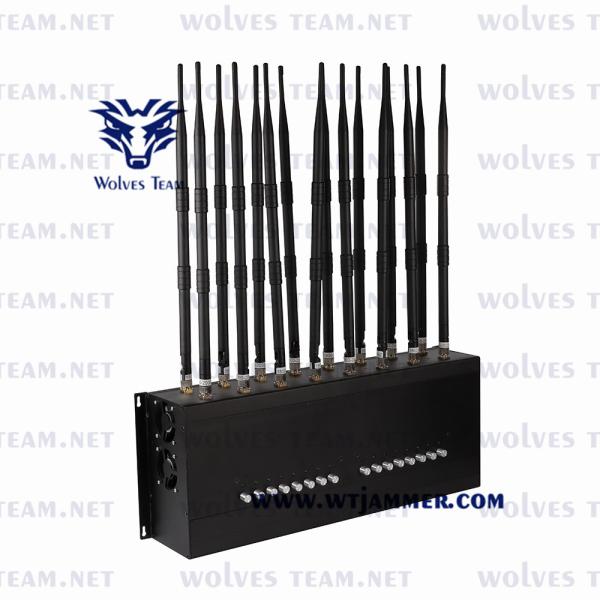 Adjustable Celluar Signal Jammer GSM CDMA 3G 4G 5G WIFI GPS Lojack Mobile Phone