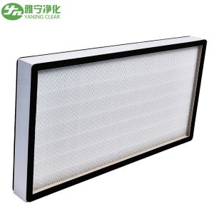 Mini Deep Pleated Stainless Steel Hepa Filter H13 H14 High Efficiency Particulat