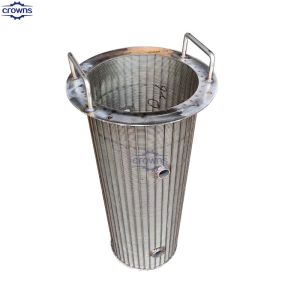 Customized Wedge Wire Baskets with Twill Weave 2.03mm Wire Diameter in Stainless