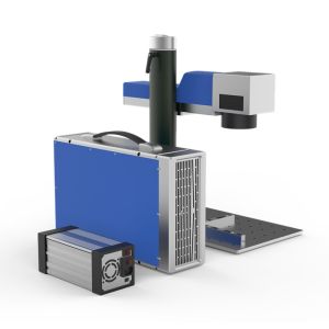 China Raycus 20W Smart Mini Portable Fiber Laser Marking Machine on sale
