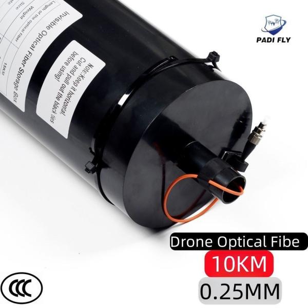 Quality Professional 10km Durable 0.25mm Drone Optical Fiber for Anti Interference Fpv Fibre Optic Communications wholesale