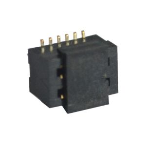 PA9T LCP H4.0 Mm Board To Board Connectors 0.8Mm Pitch Female Header 2*6P SMT