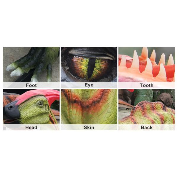 Water Proof Handmade Realistic Animatronic Parasaurolophus Dinosaur