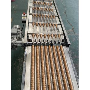 380V 16kg/H 135mm Ice Cream Cone Production Line Temperature Adjustable