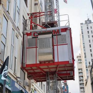 Customized Temporary Construction Elevator Lift Energy Efficient For People