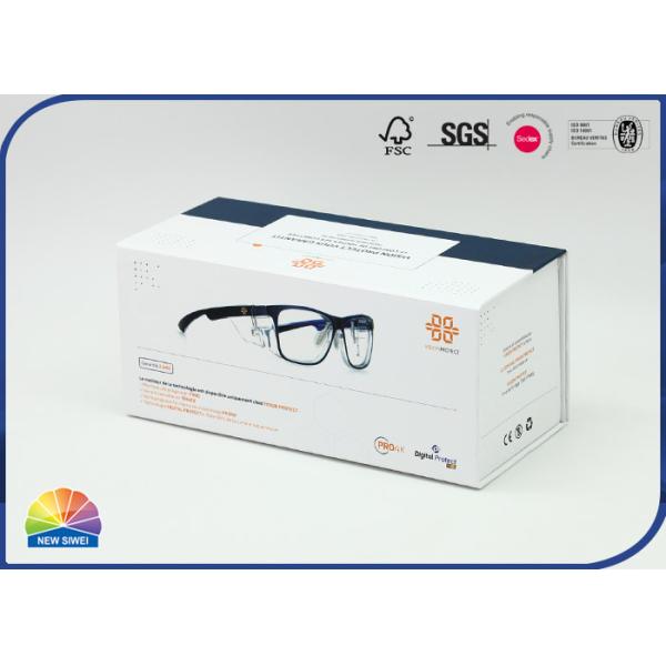 Strong Magnetic Lid Collapsible Paper Box For Glasses Spot Uv
