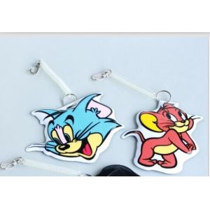 China Full Color Rubber Luggage Tags , Personalised Suitcase Tags Plastic on sale