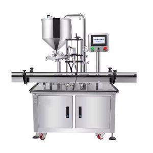 Easy Operation Fully Automatic Servo Rotor Pump Paste Liquid Filling Machine for