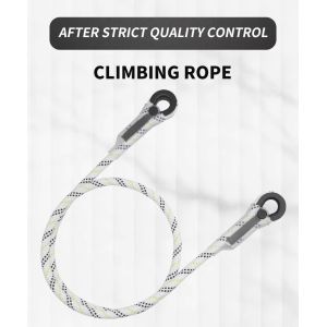 Customizable Outdoor Static Climbing Rope High Strength 12mm Diameter Polyester