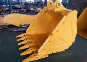 China Wheeled Excavator Rock Bucket Extension CAT336 V Ditching Bucket With 6 Teeth on sale